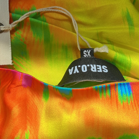 CERITH SILK STRAPLESS MIDI DRESS - Picture 7 of 8